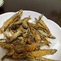 おりたあきこ's cooksnap of when they made 【きびなご唐揚】魚屋さん直伝の簡単レシピ.