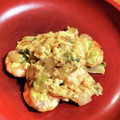 ヤング's cooksnap of when they made エビと長ネギの中華風・半熟卵炒め.