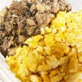 67luna's cooksnap of when they made さばと卵のそぼろ丼 / 七尾市給食.