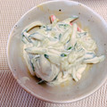 コグマ☆☆'s cooksnap of when they made きゅうりとカニカマのマヨネーズ和え。.