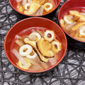 yokon☆'s cooksnap of when they made 大根とちくわとねぎとしいたけの味噌汁.