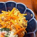 かねとん's cooksnap of when they made 鯖の水煮缶で☆和風にんじんシリシリ.