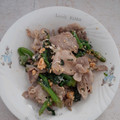 彩ーAyaー's cooksnap of when they made 簡単旨辛♡菜の花と鶏肉と卵の中華炒め.