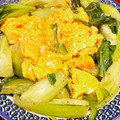 しましまもっぷ's cooksnap of when they made 簡単な一品【青梗菜と卵の塩炒め】.