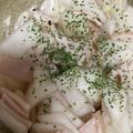 snow012's cooksnap of when they made カブとハムのマリネ風サラダ.