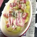 ♪チョコたんママ♪'s cooksnap of when they made 厚切りベーコンとポテトのマヨネーズ焼き♪.