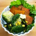 ぽろっとＱちゃん's cooksnap of when they made “南瓜ミックスベジタブル･ブロッコリン”.
