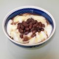 キンプリ's cooksnap of when they made 旨い(๑´ლ`)小豆練乳ヨーグルト～♪.