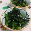 赤い電話's cooksnap of when they made 激早☆ニンニクの芽のお浸し.