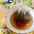 FUHAKKY's cooksnap of when they made ミントティ一を蜂蜜漬けの梅干しと共に♬.