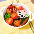 ♬ぶちこ♬'s cooksnap of when they made 抜き型で簡単❁花れんこん❁.