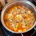 クックFGOSEJ☆'s cooksnap of when they made 5分でできる！白菜ともやしのキムチスープ.