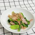 ゆづキッチン's cooksnap of when they made ✿青菜(雪菜)とハムのゆず胡椒おひたし✿.
