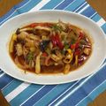 クック4QSH31☆'s cooksnap of when they made 揚げずに！彩り野菜とぶりの甘酢あんかけ.