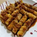 ふぅ＆かず's cooksnap of when they made ちくわチーズの豚バラ巻☆お弁当・運動会に.
