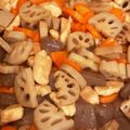 春風桃之介's cooksnap of when they made 鶏とれんこんのきんぴら.