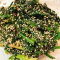 ロッククロック's cooksnap of when they made ほうれん草の胡麻和え.