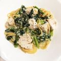 ゆっちわわ's cooksnap of when they made 小松菜とチキンのクリームパスタ.