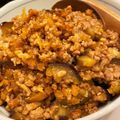 ちびママ_373's cooksnap of when they made ナスだってひき肉詰めない！！幼児食にも☆.