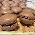 rieneko⭐︎'s cooksnap of when they made 卵1個で36個！？チョコミニマカロン.