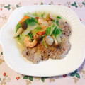 yesmama's cooksnap of when they made 簡単美味♡海鮮味覇で海鮮スープ.