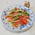 みかかめ's cooksnap of when they made うちの☆サーモンのお刺身の食べ方.