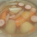 へのへのもへの's cooksnap of when they made ウインナーがおいしい♪ポトフ風スープ.