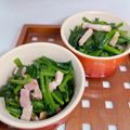 まこさんど's cooksnap of when they made ほうれん草のベーコンソテー☆.
