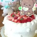 nagachan❀'s cooksnap of when they made 立体！チョコケーキ　ワンピースキャラデコ.
