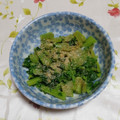 くネコまろす's cooksnap of when they made 簡単！大根の葉胡麻和え.
