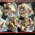 たまも3's cooksnap of when they made 米粉の鬼まんじゅう♪あんこ入り.