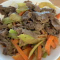 ポメちょん's cooksnap of when they made シャキ旨☆セロリと牛肉のオイマヨ炒め。.
