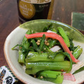 クックUW92JL☆'s cooksnap of when they made ヨウサマの減塩春菊の粒マスタード醤油和え.