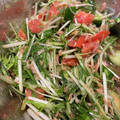 ぽんゆり3's cooksnap of when they made トマトとキュウリと水菜とツナのサラダ.