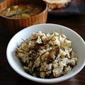 Giant corn's cooksnap of when they made ひき肉ときざみ昆布の混ぜご飯.