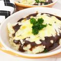 みなとのまんま's cooksnap of when they made 残りカレーとマッシュポテトのグラタン.