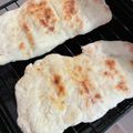 もぐわいっぺ's cooksnap of when they made ヨーグルトナン　フライパン　イーストなし.