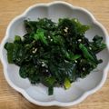ポメちょん's cooksnap of when they made わかめと海苔のナムル.
