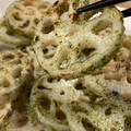 クックZBCLXA☆'s cooksnap of when they made 蓮根の磯辺揚げ焼き☆.