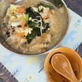 あいたたゆっきー☆'s cooksnap of when they made 韓国スープかけご飯☆鶏クッパ.