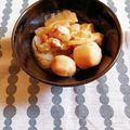ﾁｲﾁｬﾝﾏﾏ's cooksnap of when they made 白菜とうす揚げの煮物.