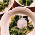 こみく's cooksnap of when they made 真冬は新海苔香るホウレン草みぞれあえ.