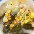 クックFJ5BNF☆'s cooksnap of when they made 白菜とコーンのクリームスープ.
