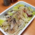 jagao's cooksnap of when they made フライパン1つ！あさりとキャベツのパスタ.