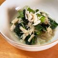 なっさん姫's cooksnap of when they made ∽∽小松菜とほたて缶のさっと炒め∽∽.