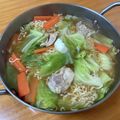 ayahata's cooksnap of when they made サッポロ一番 みそバターキャベツなべ.