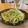 momoetsu's cooksnap of when they made 水菜としらすのスパゲッティ.