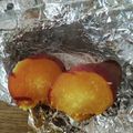 ゆきだるまの母's cooksnap of when they made 炊飯器で焼き芋.