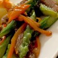 MULA's cooksnap of when they made 牛肉とアスパラのオイスター炒め.