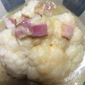 USACO66's cooksnap of when they made カリフラワーのまるごとスープ.